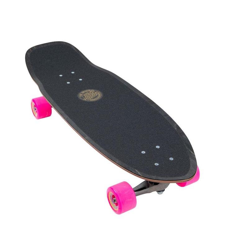 Pink Dot Check Cut Back 9.75, Carver Surf Skate