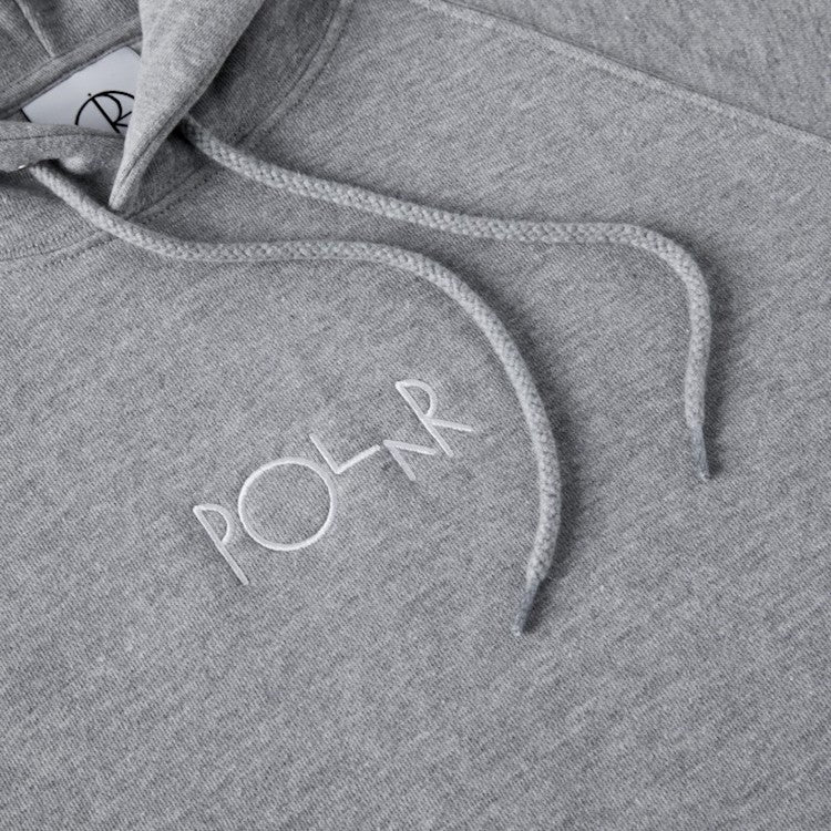 Polar Skate Co Default Hoodie Heather Grey Flavour Skateshop