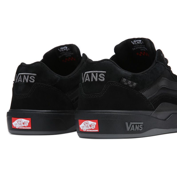 Vans off the on sale wall black shoes