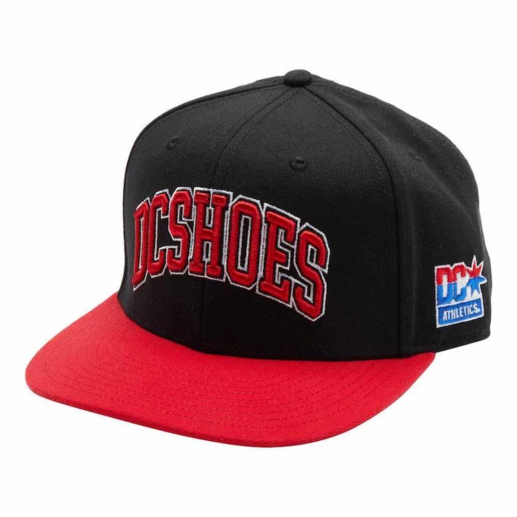 DCSHOECO Shy Town Empire Snapback Cap Black Red