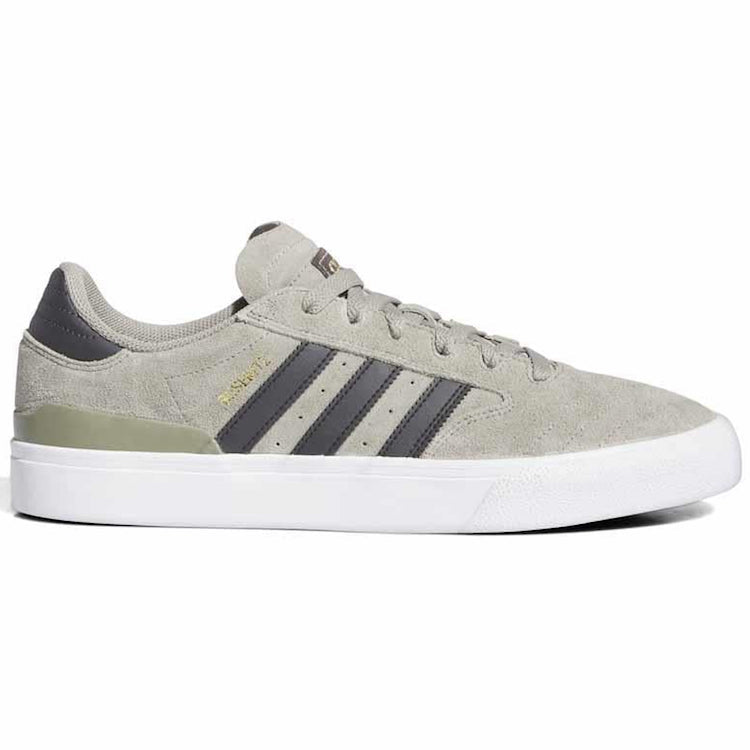 Adidas Skateboarding Busenitz Vulc II Silver Pebble/Carbon/Gold Metallic Shoes