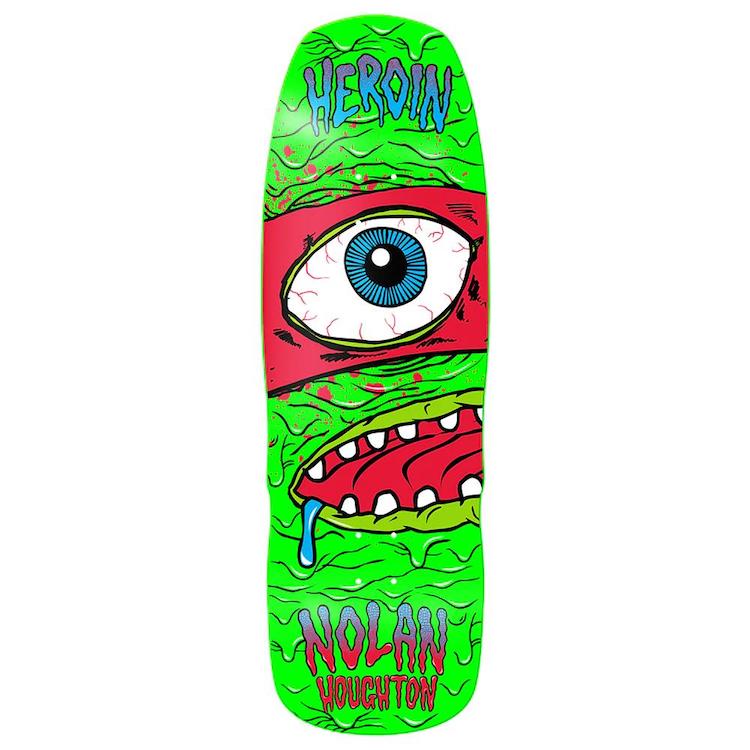 Heroin Skateboards Nolan Houghton Mutation Skateboard Deck 10.1