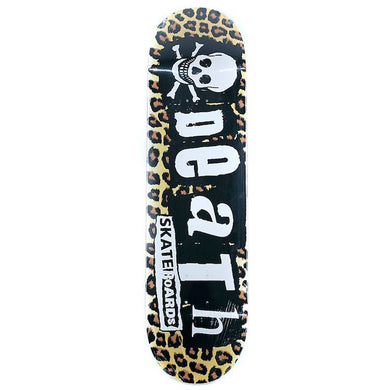 Death Skateboards Leopard Skateboard Deck 8.25