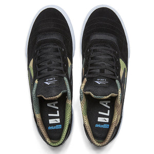 Lakai Cambridge Black/Camo Suede Shoes