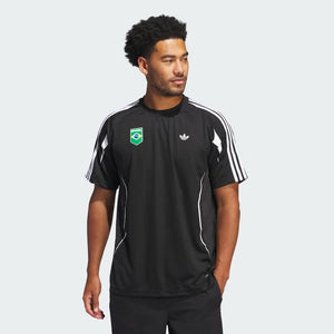 Adidas Skateboarding Brasil Aeroready Jersey T-Shirt Black