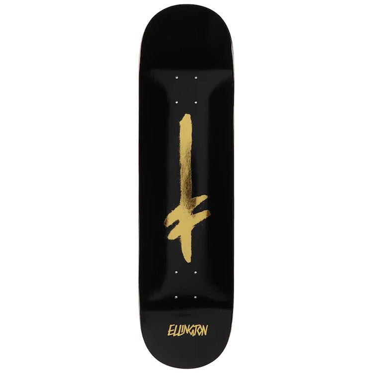 Deathwish Skateboards Ellington Credo Black/Gold Foil Skateboard Deck 8.25