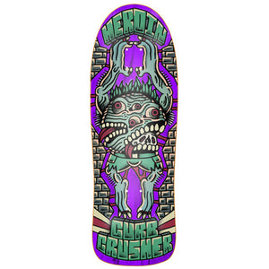 Heroin Skateboards Curb Crusher x Crawe Skateboard Deck 10.25"(Various Wood Stains)