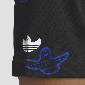 Adidas Skateboarding Shmoo AOP Black/Royal Blue T-Shirt