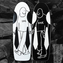 Krooked Skateboards Skateshop Day Beamer HATE LTD Edition Custom Shape Skateboard Deck 10.75"