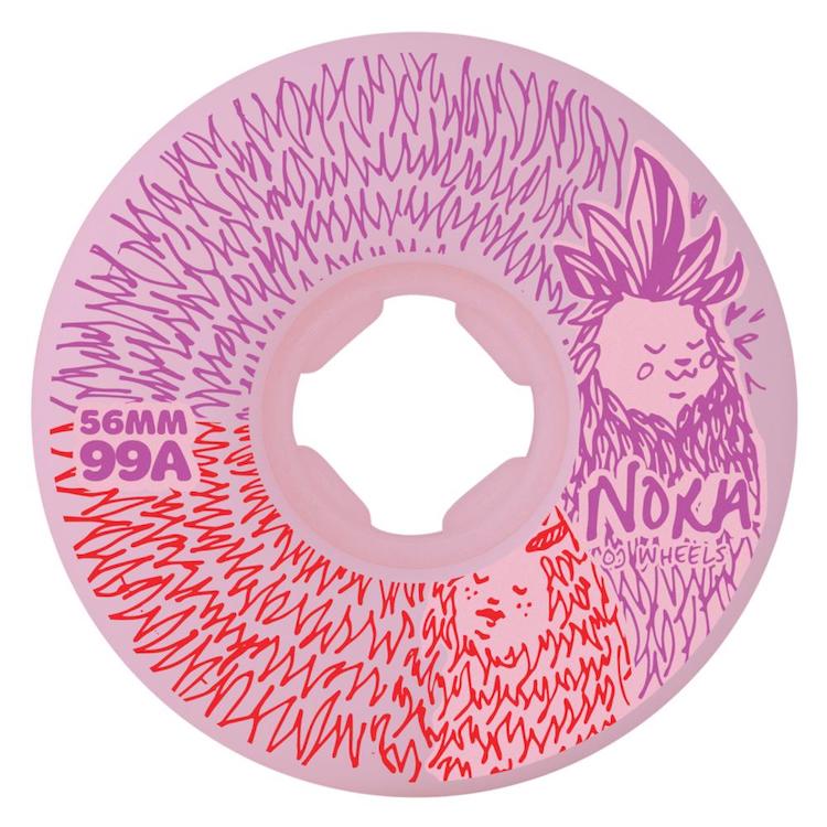 OJ Wheels Nora Friends Chubbies Skateboard Wheels Purple 99a 56mm