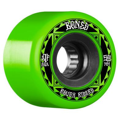 Bones Wheels ATF Rough Riders Runners Green Skateboard Wheels 80a 59mm