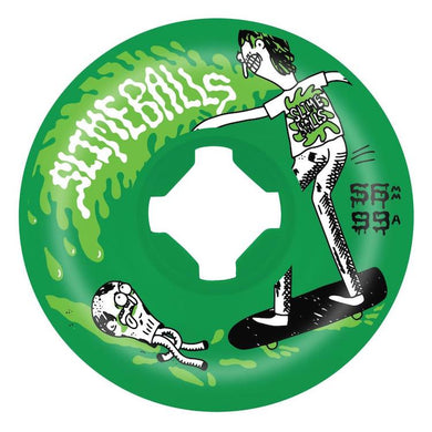 Slime Ball Wheels Jay Howell Speed Balls Green Skateboard Wheels 99a 56mm