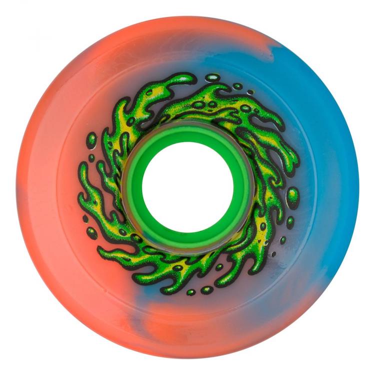 Slime Ball Wheels OG Slime Pink/Blue Skateboard Wheels 78a 66mm