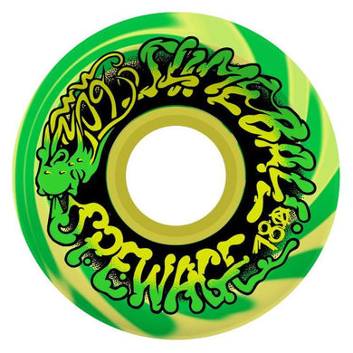 Slime Ball Wheels Spewags OG Slime Green Yellow Swirl Skateboard Wheels 78a 60mm