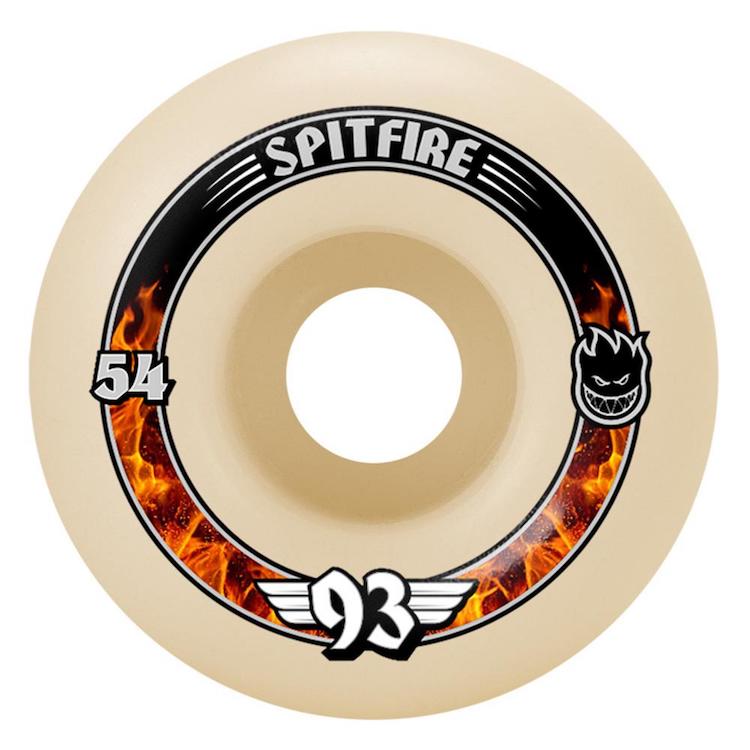 Spitfire Wheels Formula Four 93 Radials Skateboard Wheels 93a 54mm