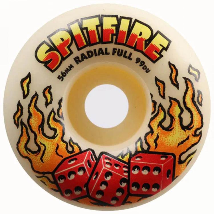 Spitfire Wheels Hot Hand Radial Full Classic Formula Four Skateboard Wheels 99a 56mm