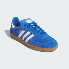 Adidas Skateboarding Samba ADV Blue Bird/Cloud White/Gold Metallic Shoes