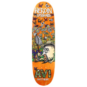 Heroin Skateboards Avi Guest Egg Skateboard Deck 8.88"