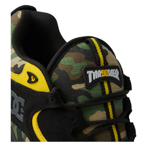 DCSHOECO X THRASHER KALYNX Black/Yellow/Camo Shoes