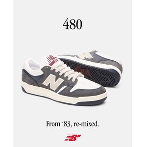 New Balance Numeric 480 Navy/White Shoes