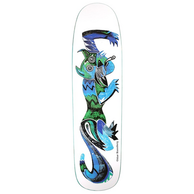 Polar Skate Co Oskar Rozenberg Trippin P9 Shaped Skateboard Deck 8.625