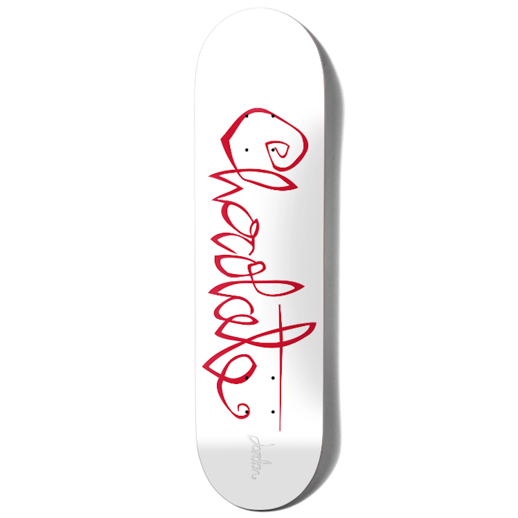 Chocolate Skateboards OG Script Jordan Trahan Skateboard Deck 8.5