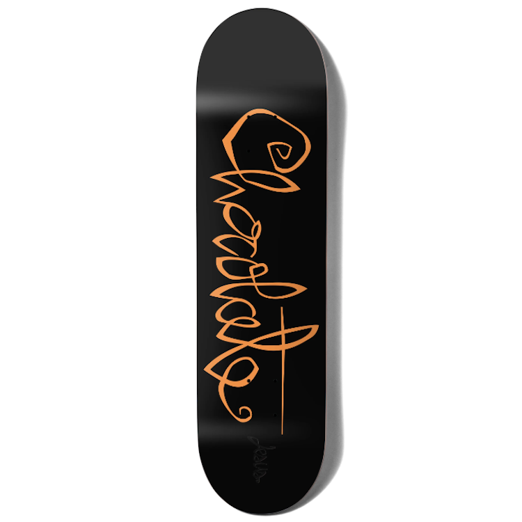 Chocolate Skateboards OG Script Jesus Fernandez Twin Tip Skateboard Deck 8.25