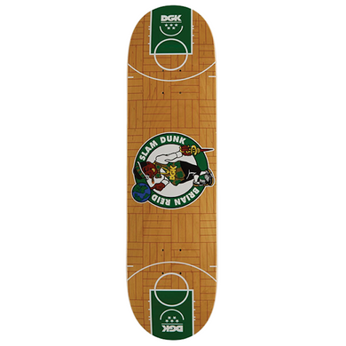 DGK Skateboards Slam Dunk Brian Reid Skateboard Deck 8.38