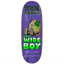 Heroin Skateboards Swampy's Wide Boy Skateboard Deck 10.75" (Various Wood Stains)