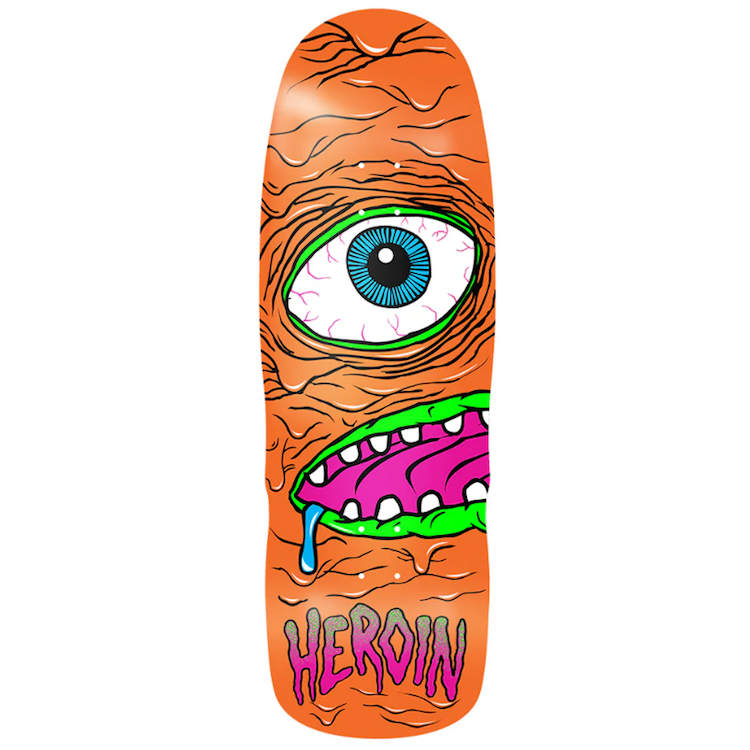 Heroin Skateboards Mega Mutant Skateboard Deck 10.4