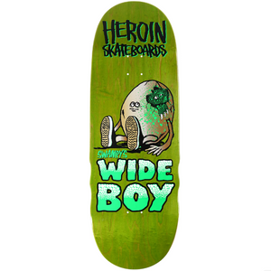 Heroin Skateboards Swampy's Wide Boy Skateboard Deck 10.75" (Various Wood Stains)