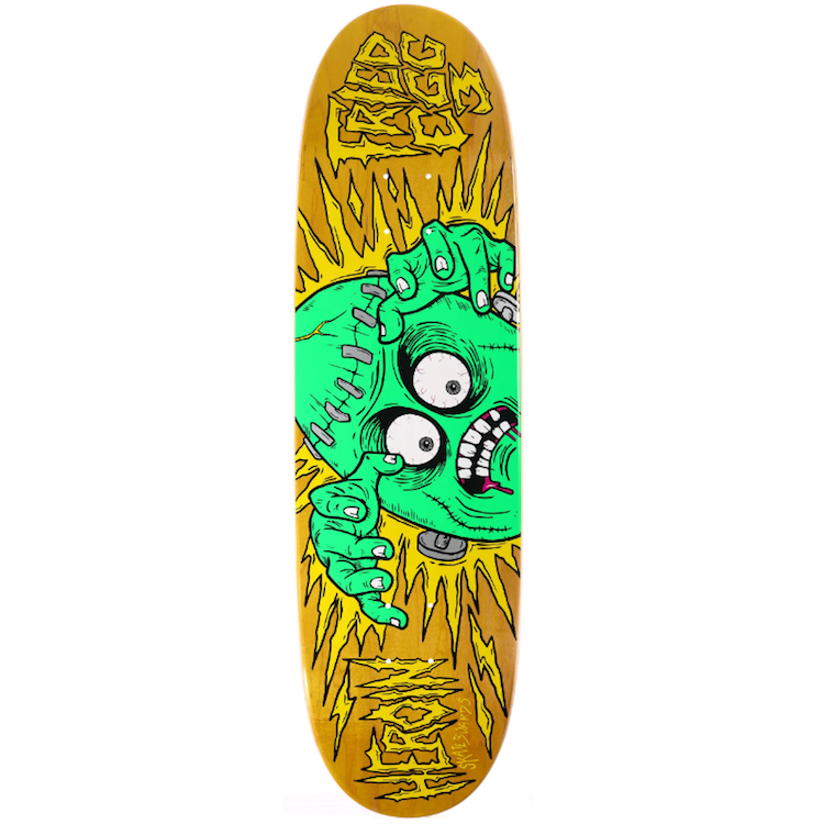 Heroin Skateboards Fried Egg 3 Skateboard Deck 8.9