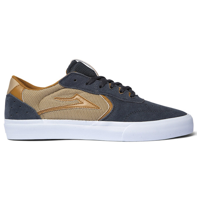 Lakai Atlantic Vulc Vincent Alvarez Charcoal/Tan Suede Shoes