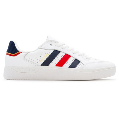 Adidas Skateboarding Tyshawn Low FTW White/Better Scarlet/Gold Metallic Shoes