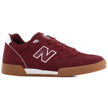 New Balance Numeric 600 Tom Knox  Burgundy/White Shoes