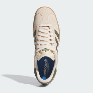 Adidas Skateboarding Gazelle ADV Ecru Tint/Focus Olive/Gum Shoes