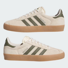 Adidas Skateboarding Gazelle ADV Ecru Tint/Focus Olive/Gum Shoes