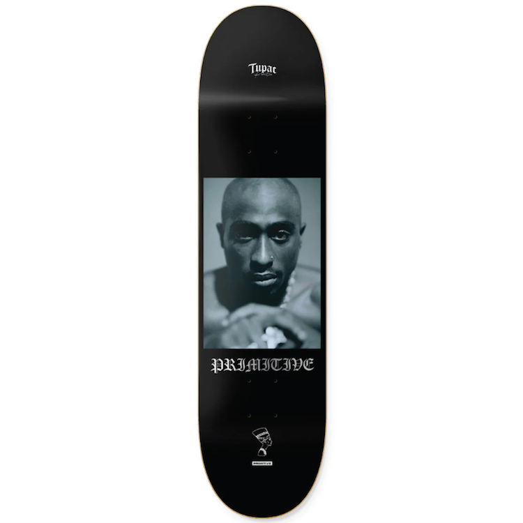 Primitive Skateboarding x 2Pac Royalty Skateboard Deck 8.5''