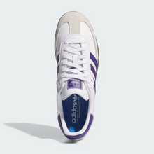 Adidas Skateboarding Samba ADV Cloud White/Collegiate Purple/Gold Metallic Shoes