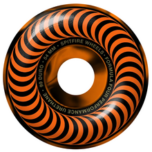 Spitfire Wheels Devil's Night Classic Formula Four Black & Orange swirl Skateboard Wheels 99a 54mm