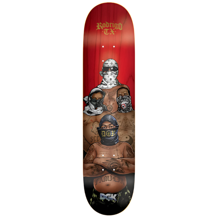 DGK Skateboards Rodrigo TX Fiel Skateboard Deck 8.1