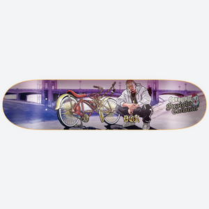 DGK Skateboards Straight Clownin Skateboard Deck 8.38"