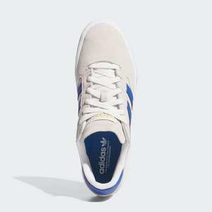 Adidas Skateboarding Busenitz Vulc II Crystal White/Royal Blue/Gold Metallic Shoes