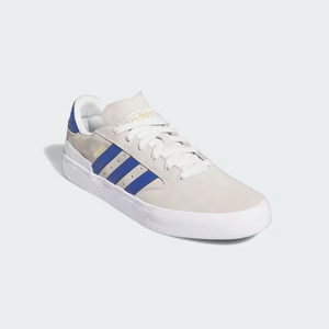 Adidas Skateboarding Busenitz Vulc II Crystal White/Royal Blue/Gold Metallic Shoes