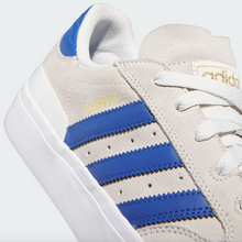 Adidas Skateboarding Busenitz Vulc II Crystal White/Royal Blue/Gold Metallic Shoes