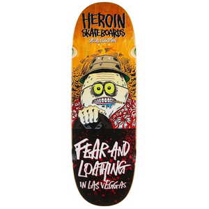 Heroin Skateboards Fear And Loathing Skateboard Deck 10.4" (Various Wood Stains)