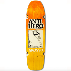 Anti Hero Skateboards Grosso Handplant Skate Shop Day 2025 Orange Fade Skateboard Deck 9.25"