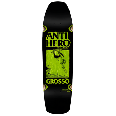 Anti Hero Skateboards Grosso Handplant Skate Shop Day 2025 Black Skateboard Deck 9.25