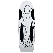 Krooked Skateboards Skateshop Day Beamer LOVE LTD Edition Custom Shape Skateboard Deck 10.75"