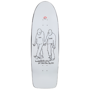 Krooked Skateboards Skateshop Day Beamer LOVE LTD Edition Custom Shape Skateboard Deck 10.75"